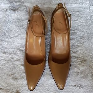 Giuseppe Zanotti Tan Patent Leather Pumps